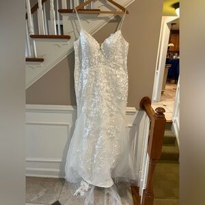 NWOT White Lace Gown